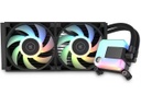 EK 280mm AIO D-RGB All-in-One Liquid CPU Cooler with EK-Vardar High-Performance PMW Fans, Water Cooling Computer Parts, 140mm Fan, Intel 115X/1200/2066, AMD AM4 LGA 1700 Compatible